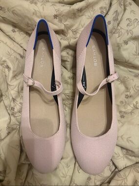 Rothy's The Mary Jane Heel in Ballerina Pink